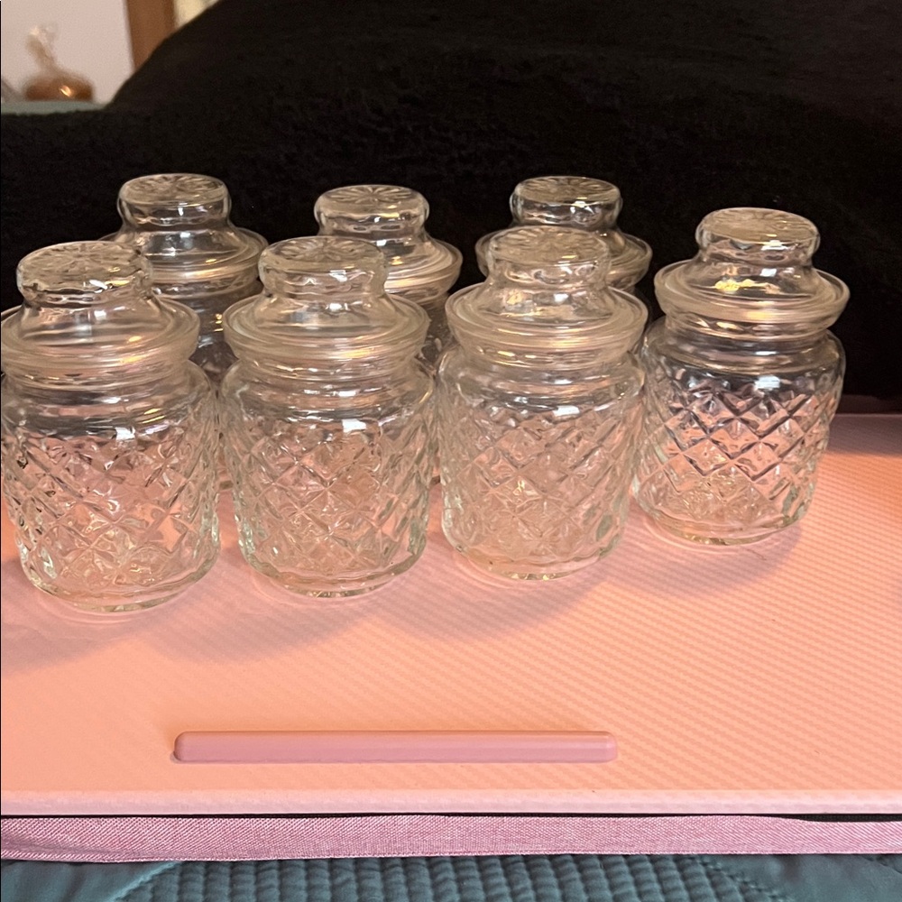 Elegant Clear Glass Jars Set - Picture 3 of 3